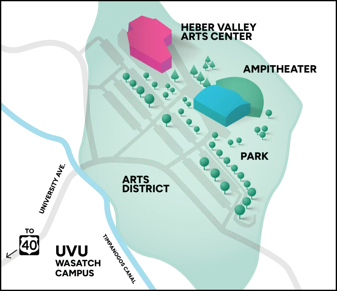 Heber Valley Arts Center Map